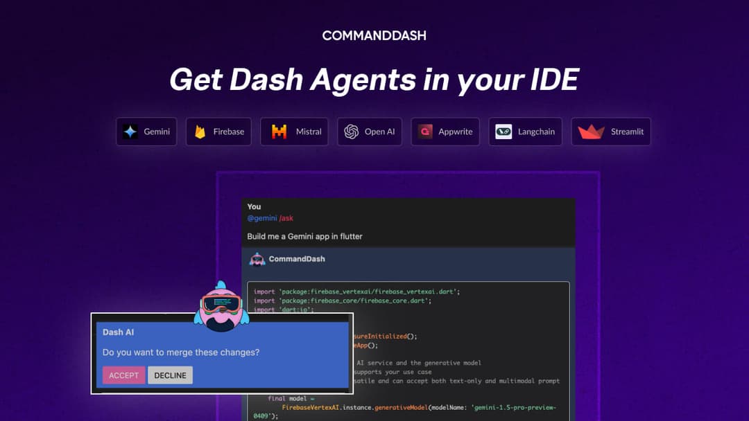 CommandDash screenshot